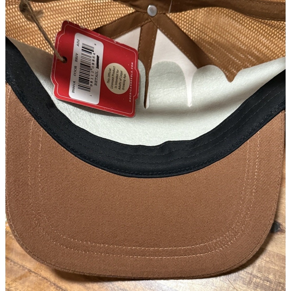 NWT Coors & Cowboys SnapBack Hat American Needle Banquet Brown - Picture 2 of 8